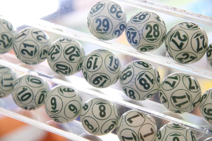 Group of happy lottery winners
